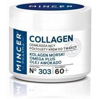 MINCER PHARMA Collagen 60+ No.303 riebus atkuriamasis veido kremas nuo raukšlių brandžiai odai - 50 ml.
