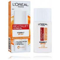 L'Oréal Paris Revitalift Clinical SPF50+ dieninis veido kremas su vitaminu C - 50 ml.