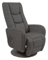 fotelis reglaineris - Fotelis Halmar Pulsar 2 Grey, 68x85x106 cm - 1 nuotrauka