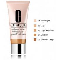 Clinique Moisture Surge Sheertint Hydrator SPF25 drėkinamasis veido kremas su atspalviu - 02 Light