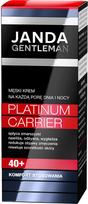 Janda Gentelman Platinum Carrier 40+ veido kremas nuo raukšlių vyrams - 50 ml.