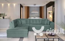 Minkštas kampas NORE Pieretta, šviesiai žalias