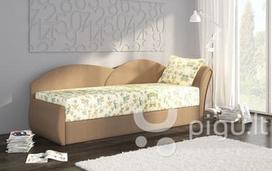 Sofa - lova NORE Aga, smėlio splavos