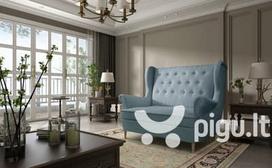 Sofa NORE Aros, šviesiai mėlyna