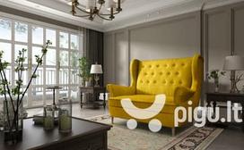 Sofa NORE Aros, geltona