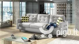 Sofa NORE Asgard, šviesiai pilka