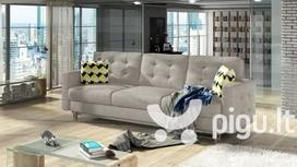Sofa NORE Asgard, tamsiai pilka