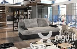 Sofa NORE Milo, juoda/pilka
