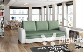 Sofa NORE Inversa, žalia/balta