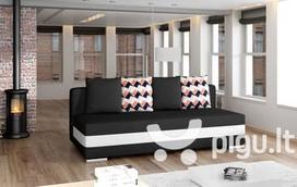 Sofa NORE Calia, juoda/balta
