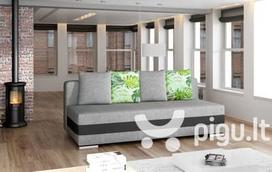 Sofa NORE Calia, pilka/juoda