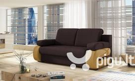 Sofa NORE Laura, ruda/kreminė