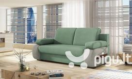 Sofa NORE Laura, žalia/pilka