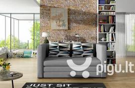 pigu lt sofos lovos - Miegamasis fotelis-sofa NORE Neva, pilka - 2 nuotrauka