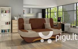 Sofa NORE Ewa II, ruda/kreminė
