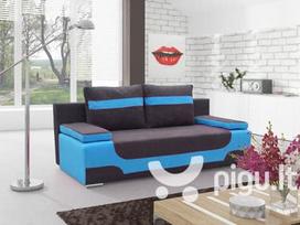 Sofa NORE Area, mėlyna/juoda