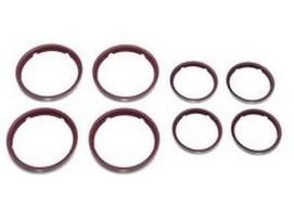 Bugaboo Fox Ratų gaubteliai / Wheel Caps - Dark red