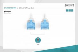 utp kabelis 0 5 - DIGITUS DK-1512-050/WH - 5 nuotrauka