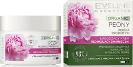 Eveline Organic Peony Soothing Wrinkle Cream veido kremas nuo raukšlių - 50 ml.