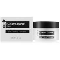 Coxir Black Snail Collagen Cream veido kremas su juodųjų sraigių mucinu ir kolagenu - 30 ml.