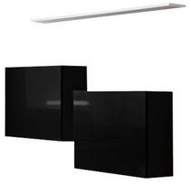 ASM Switch SB I Hanging Cabinet/Shelf Set Black/White Matt