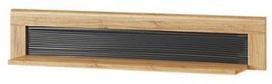 Szynaka Meble Kama 34 Wall Shelf Camargue Oak/Black Matt