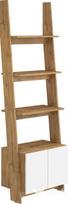 Lentyna Meblocross Rack 60 1D, tamsaus ąžuolo/baltos spalvos