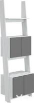 Lentyna Rack 60-2D, balta/pilka