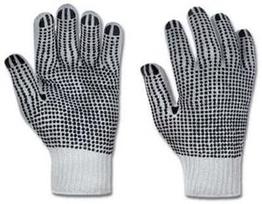 DD Gloves Knitted With PVC Single-Sided Black Dots 10