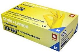 Ampri Med Comfort Style Lemon Nitril Powder Free Gloves M 100pcs