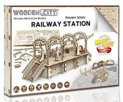 Wooden City Puzzle Railway Station 175pcs