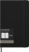 Kalendorius-užrašų knygutė Moleskine PRO 2026, 13x21cm, savaitė, juodas (Black)