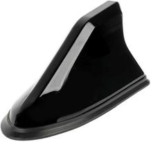 Automobilio antena AMIO-04157, peleko formos, juoda (Black)