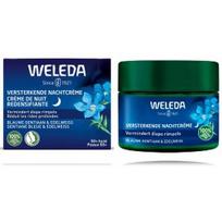 Weleda Blue Gentian & Edelweiss Contouring Night Cream drėkinantis naktinis veido kremas - 40 ml.