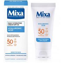 Mixa Daily Hydrating Cream SPF50 kasdieninis drėkinantis veido kremas jautriai odai - 50 ml.