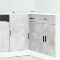 vidaXL Kriauklės pagrindo spintelė Lyon Betono pilka (Concrete Grey)