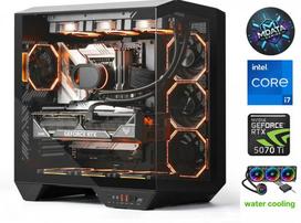 HydroX Pro i7-14700K, 32GB DDR5, 2TB SSD, 1TB HDD, NVIDIA GeForce RTX 5070 Ti, Juodas (Black)