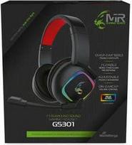 gaming ausines - MediaRange GS301 Juodas/Raudonas (Black/Red) - 1 nuotrauka