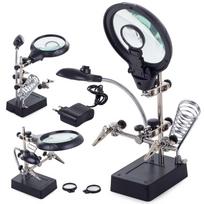 Didinamasis stiklas „Trečioji ranka“ su LED apšvietimu, 2,5x