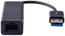 dell usb ethernet adapteris - Dell SuperSpeed USB To Gigabit Ethernet Adapter Black - 1 nuotrauka