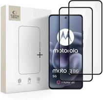power moto - Tech-Protect "Glass Fit+" Grūdintas stiklas Motorola Moto G86 5G / G86 5G Power - Juodas (Black) - 1 nuotrauka