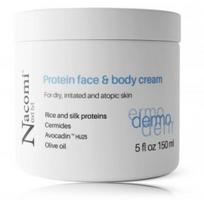 Nacomi, Next Level Dermo Protein Face & Body Cream drėkinamasis veido ir kūno kremas - 150 ml.