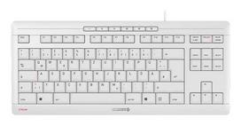 balta klaviatura - Cherry Stream TKL Klaviatūra, Balta (White) - 1 nuotrauka