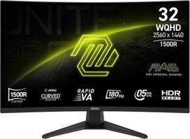 180hz msi monitorius - MSI MAG 321CQF E18 31.5", žaidimų, išlenktas, VA, 2560x1440, 180Hz, 0.5ms - 1 nuotrauka
