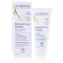 a derm - A-Derma Biology AC Hydra Compensating Cream Ultra Soothing glotninantis veido kremas - 40 ml. - 1 nuotrauka