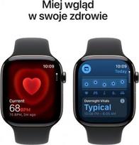 l cell - Apple Watch Series 11 GPS + Cellular 46mm Slate Titanium (Titano) su Juodas (Black) Sport Band - M/L - 2 nuotrauka