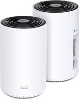 TP-Link Deco PX50 (2-PACK) Wi-Fi 6 Powerline Mesh, balta (White)