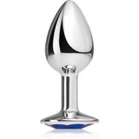Secret Play Blue Aluminum Butt Plug S (Mėlynas)