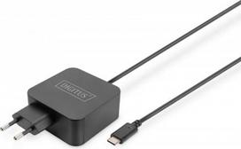 Digitus Nešiojamojo kompiuterio įkroviklis USB-C Maitinimo šaltinis 65W PD3.0 DA-10071 Juodas (Black)