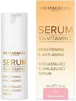 Dermacol Brightening & Anti-Aging Serum senėjimo požymius mažinantis ir skaistinantis serumas veidui - 30 ml.